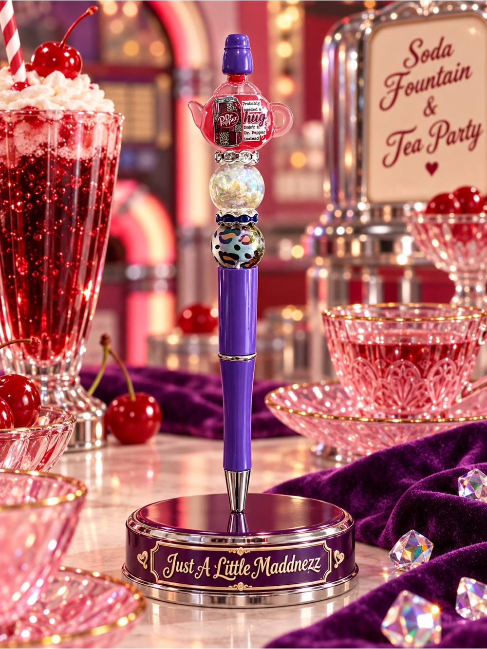 Purple Decorative Pen - Home Party Supplies
